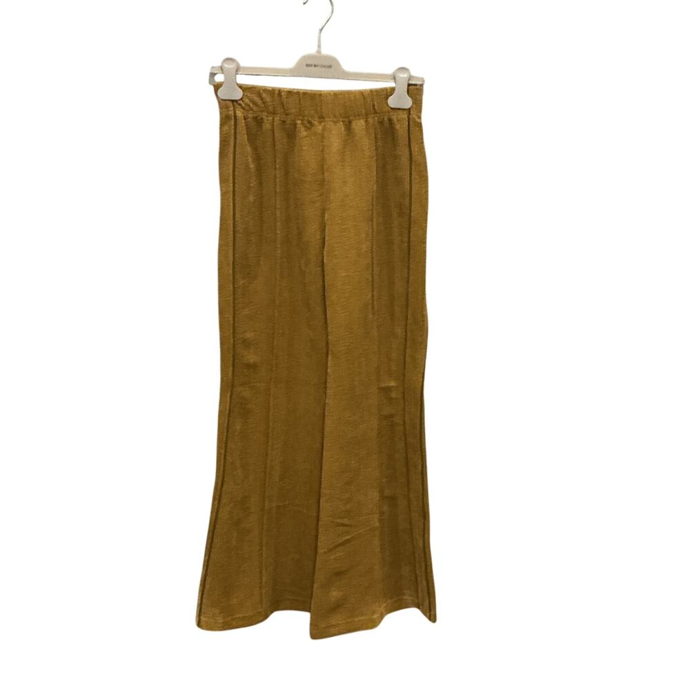 NEW BDG Womens Corduroy Flare Pants Size S Moss Mustard Boho Festival Y2K Rock